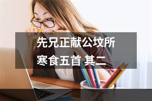 先兄正献公坟所寒食五首 其二