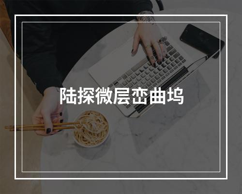 陆探微层峦曲坞