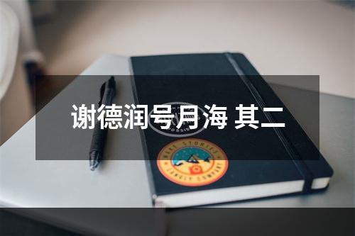 谢德润号月海 其二