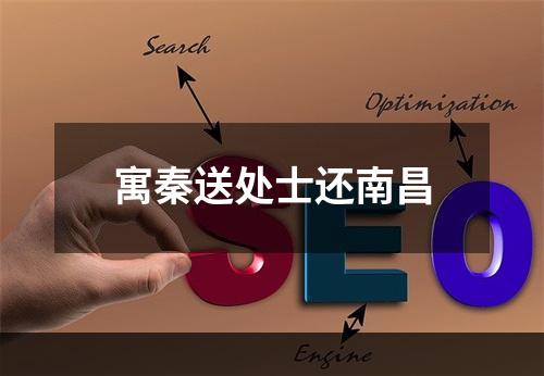 寓秦送处士还南昌