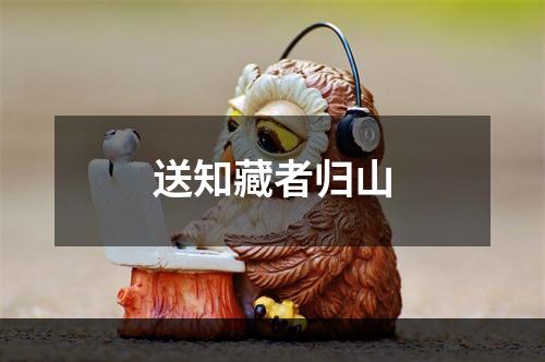 送知藏者归山