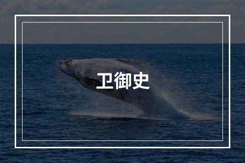 卫御史