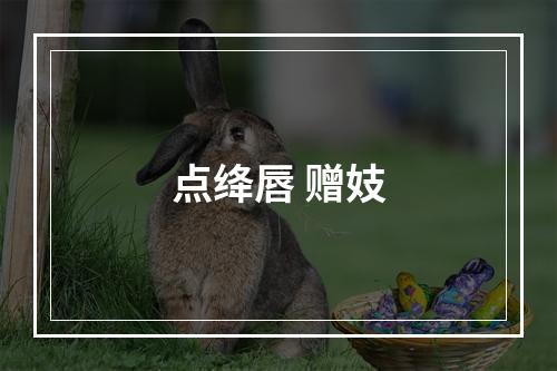 点绛唇 赠妓