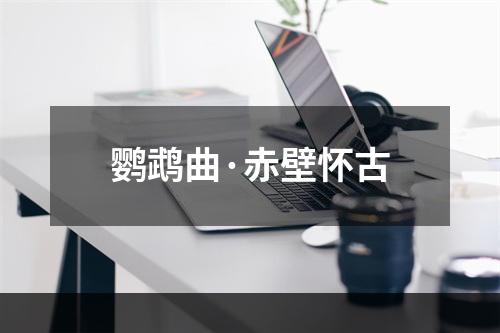 鹦鹉曲·赤壁怀古