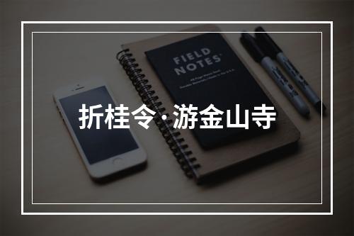 折桂令·游金山寺