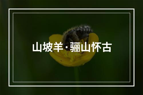 山坡羊·骊山怀古