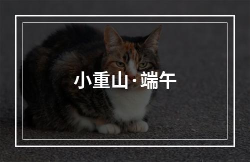 小重山·端午