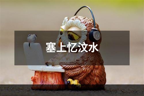 塞上忆汶水