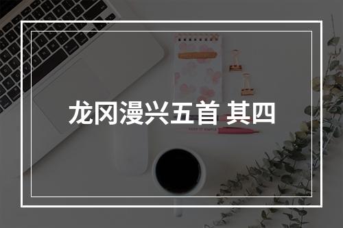 龙冈漫兴五首 其四