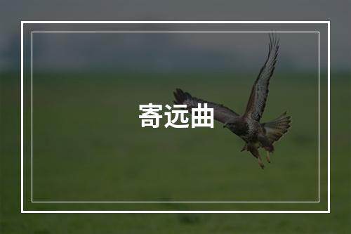 寄远曲