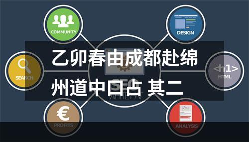 乙卯春由成都赴绵州道中口占 其二