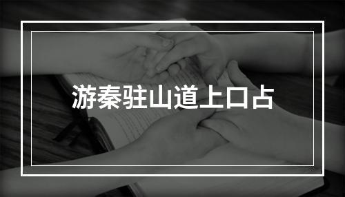 游秦驻山道上口占