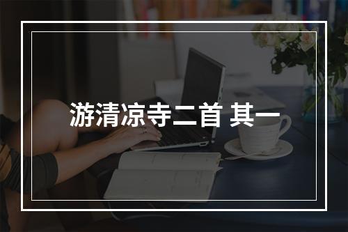 游清凉寺二首 其一