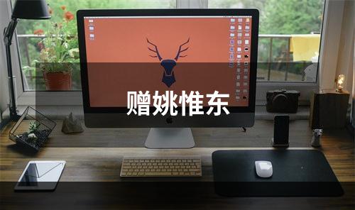 赠姚惟东