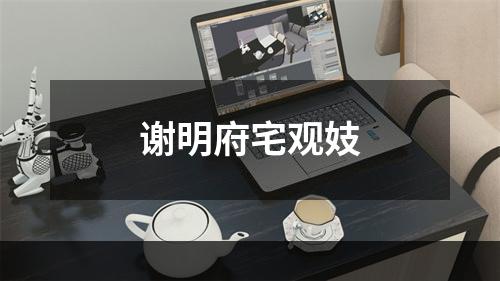 谢明府宅观妓