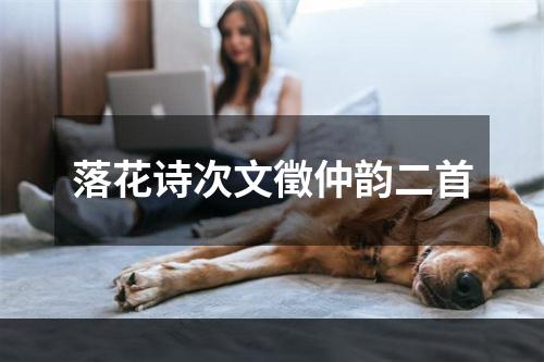 落花诗次文徵仲韵二首