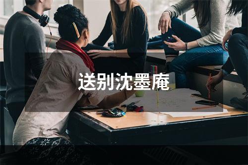 送别沈墨庵