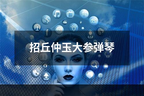 招丘仲玉大参弹琴