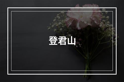 登君山