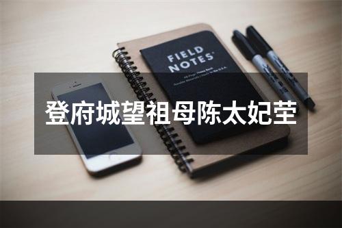 登府城望祖母陈太妃茔