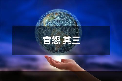 宫怨 其三