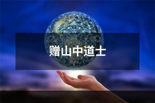 赠山中道士