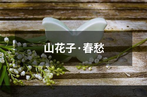 山花子·春愁