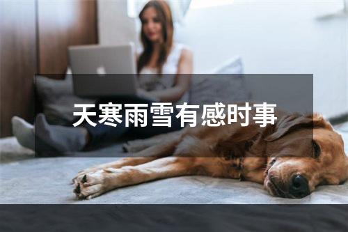 天寒雨雪有感时事