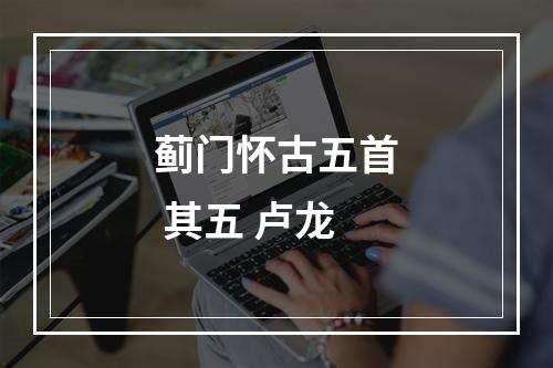 蓟门怀古五首 其五 卢龙