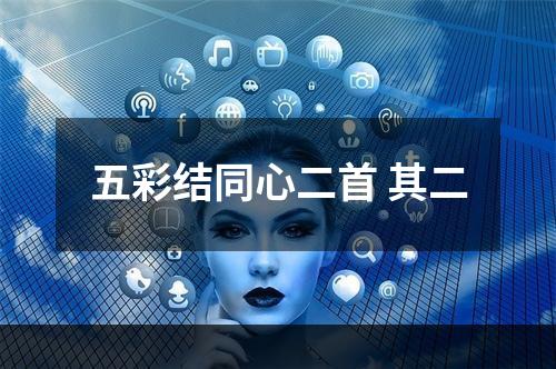 五彩结同心二首 其二