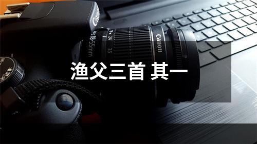 渔父三首 其一