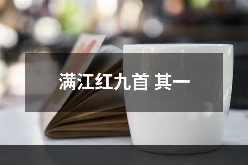 满江红九首 其一