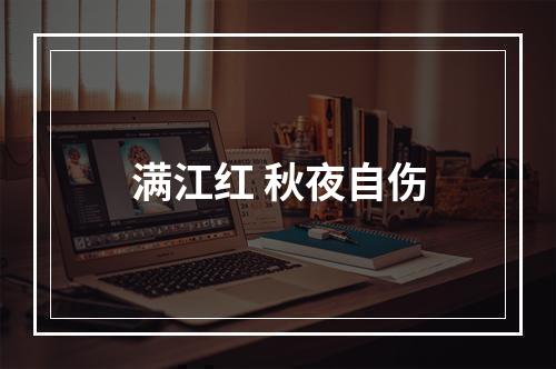 满江红 秋夜自伤