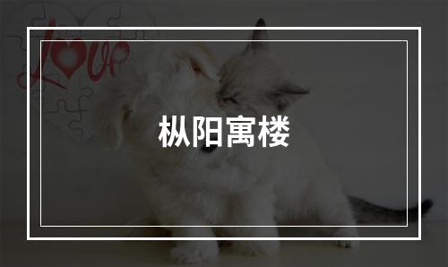 枞阳寓楼