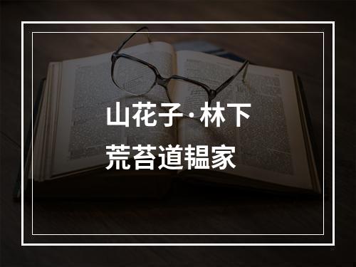山花子·林下荒苔道韫家