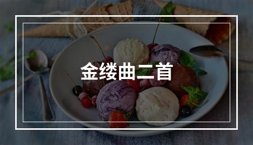 金缕曲二首