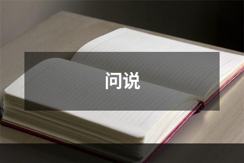 问说