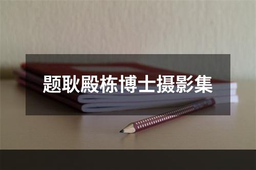 题耿殿栋博士摄影集