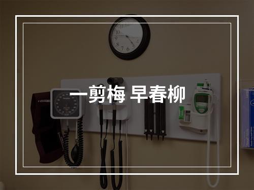 一剪梅 早春柳
