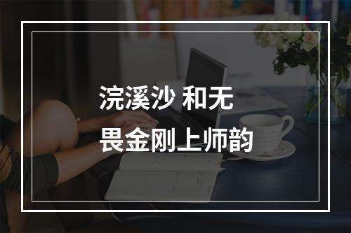 浣溪沙 和无畏金刚上师韵