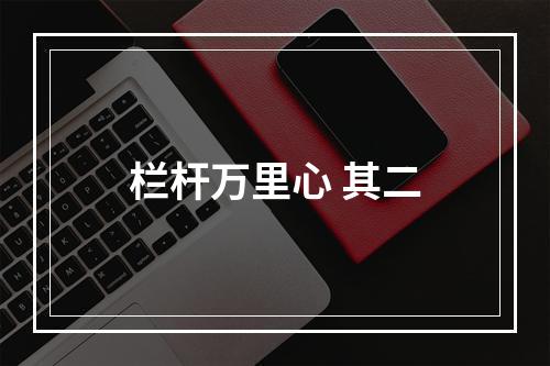 栏杆万里心 其二