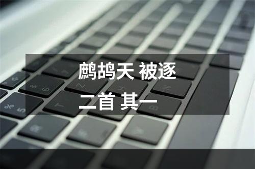 鹧鸪天 被逐二首 其一