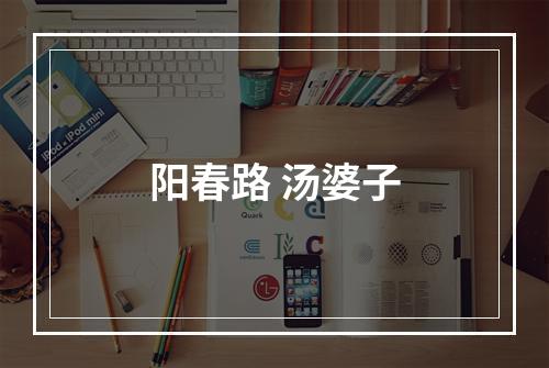 阳春路 汤婆子