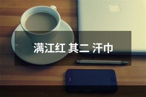 满江红 其二 汗巾