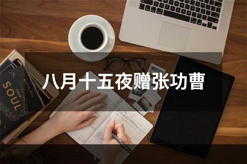八月十五夜赠张功曹