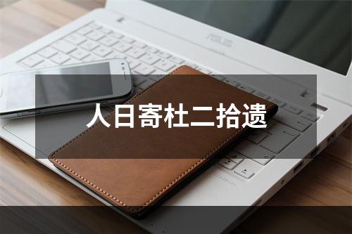 人日寄杜二拾遗