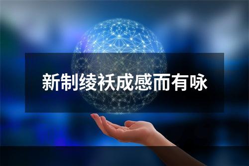 新制绫袄成感而有咏