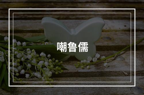 嘲鲁儒