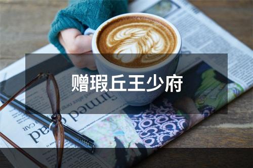 赠瑕丘王少府