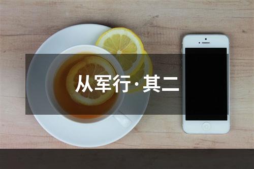 从军行·其二